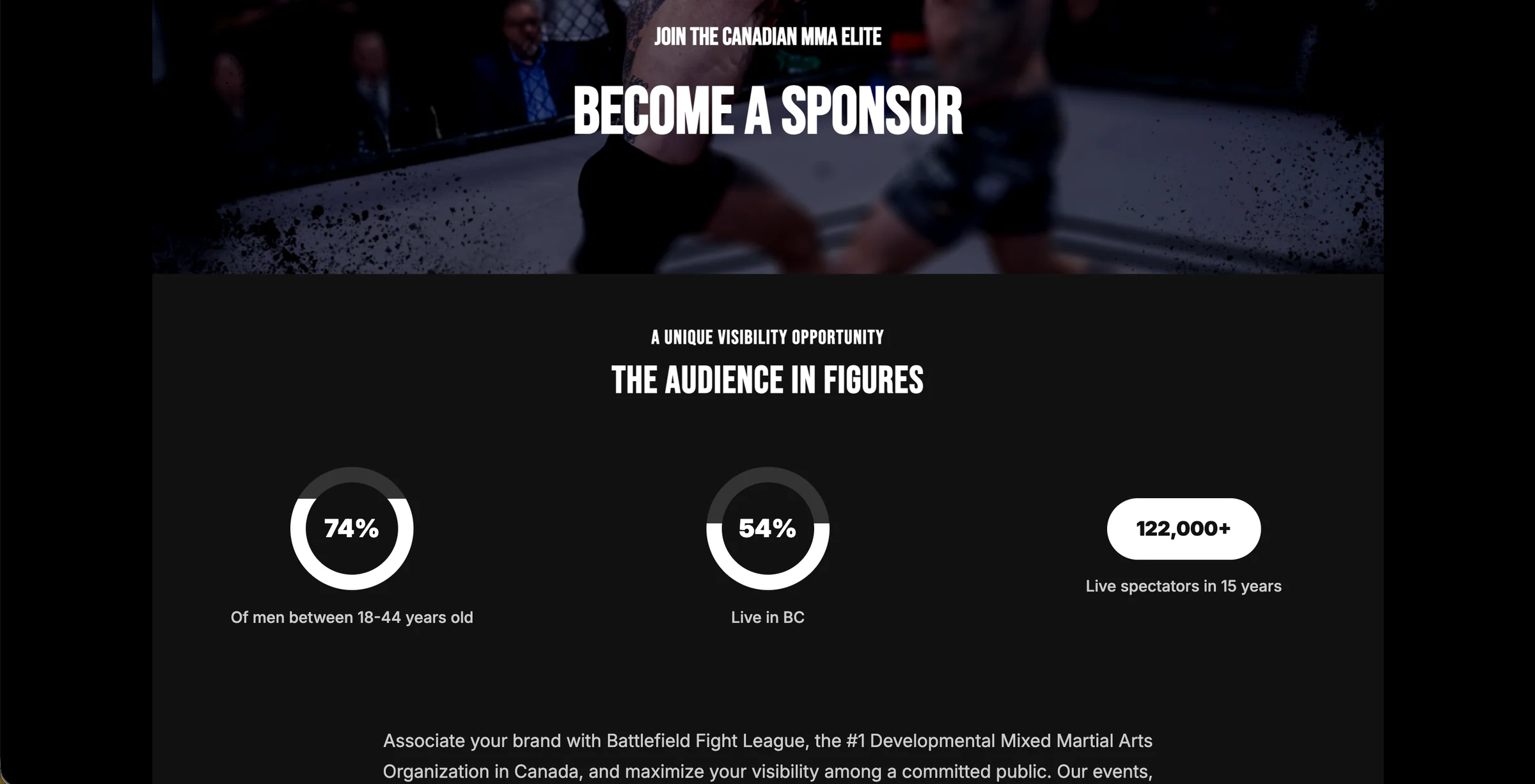 BFL sponsorship page
