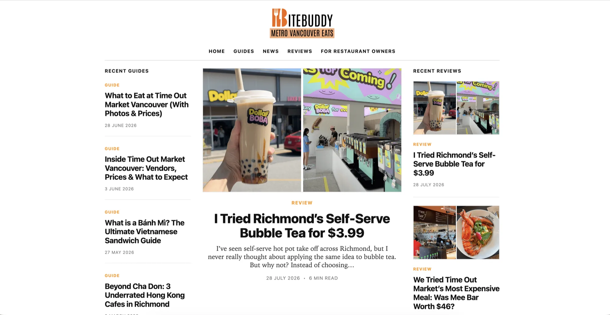 BiteBuddy restaurant platform overview