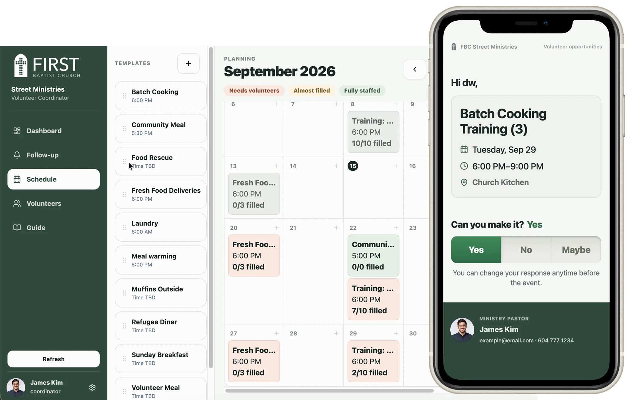Street Ministries — Making it easier to show up